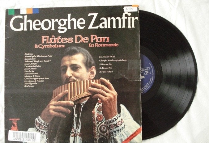 Gheorghe Zamfir - Flute de pan & cymbalum en Roumanie, Europees, Gebruikt, Ophalen of Verzenden, 1970 - 1979