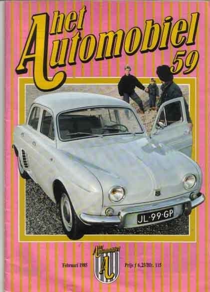Automobiel 59 1985 : Renault Dauphine - Aero 30 Limusina, Ophalen of Verzenden, Gelezen, Algemeen
