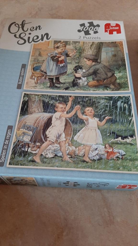 2 puzzels in 1 doos, Ophalen, 500 t/m 1500 stukjes