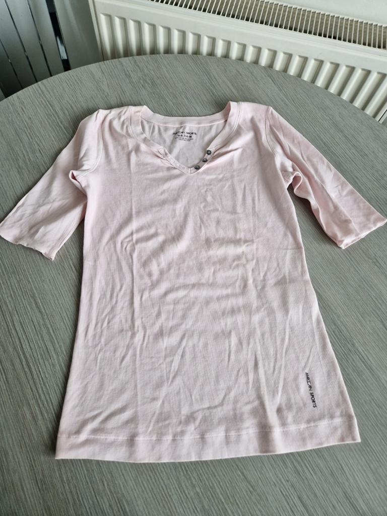 T shirt Marc Cain Sports maat M 38 roze, Maat 38/40 (M), Ophalen of Verzenden, Zo goed als nieuw, Korte mouw