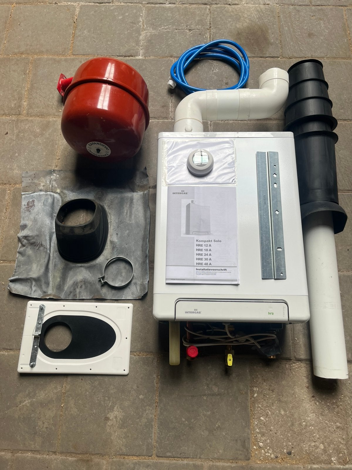 Intergas solo cv ketel in goede staat., Ophalen, 30 tot 80 cm, Cv-ketel of Combi-ketel, Minder dan 60 cm