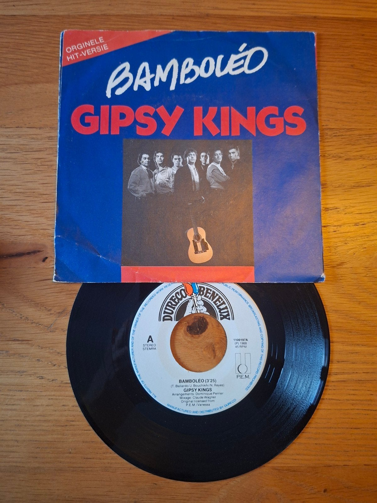 Gipsy Kings - Bamboleo (Originele Hit-versie) Vinyl Single, Cd's en Dvd's, Latin en Salsa, Gebruikt, 7 inch, Ophalen of Verzenden