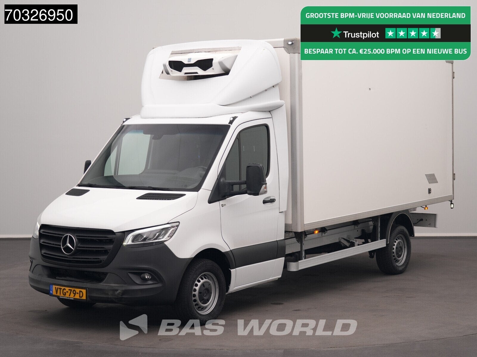 Mercedes Sprinter 316 CDI Koelwagen Zijdeur Achterdeuren Zan, Auto's, Stof, Gebruikt, Euro 6, 4 cilinders