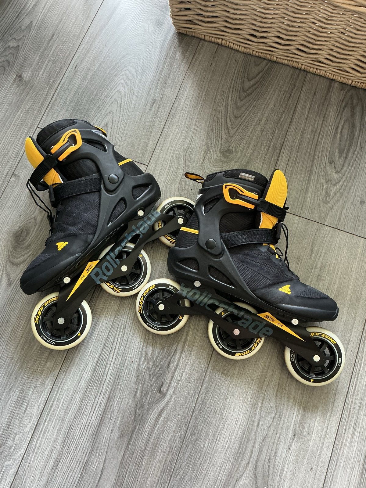 Rollerblade RB Macroblade 100 3WD Inline Skates Maat 44, Overige merken, Heren, Ophalen of Verzenden, Zo goed als nieuw