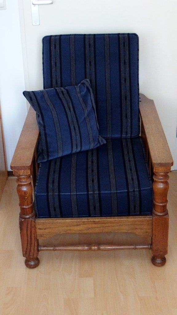 Rookstoel, Ophalen, Gebruikt, 75 tot 100 cm, Stof