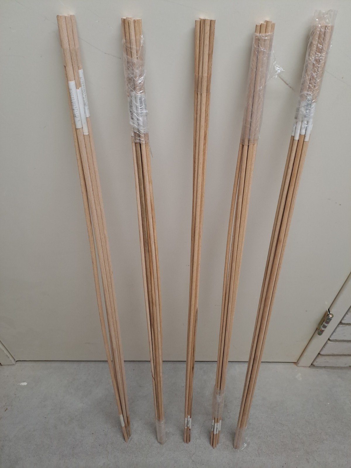 41 meter beuken deuvel/rondhout - 6 en 8mm, Doe-het-zelf en Verbouw, Hout en Planken, Ophalen, Minder dan 25 mm, Overige typen