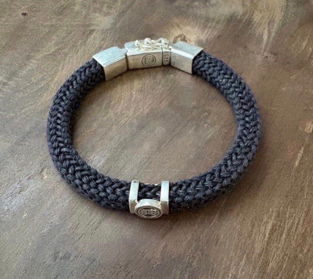 Buddha to Buddha Denise cord armband - Zo goed als nieuw, Ophalen of Verzenden, Zo goed als nieuw, Zwart, Zilver