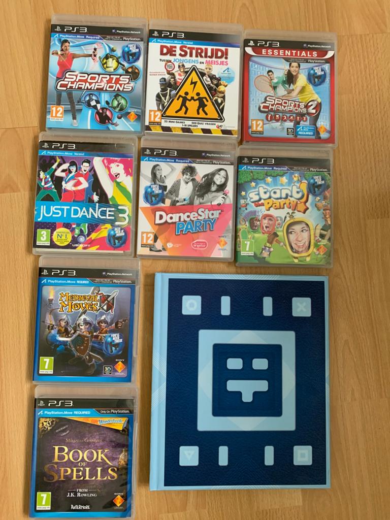 Pa3 Move spellen pakket, Overige genres, 1 speler, Ophalen of Verzenden, Zo goed als nieuw