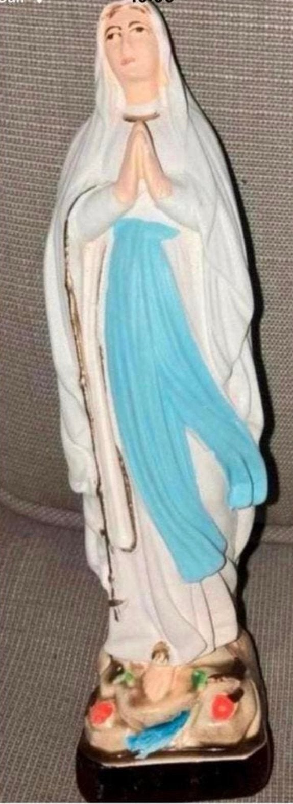 MARIA,LOURDES…mooi antiek beeldje !!!, Ophalen of Verzenden