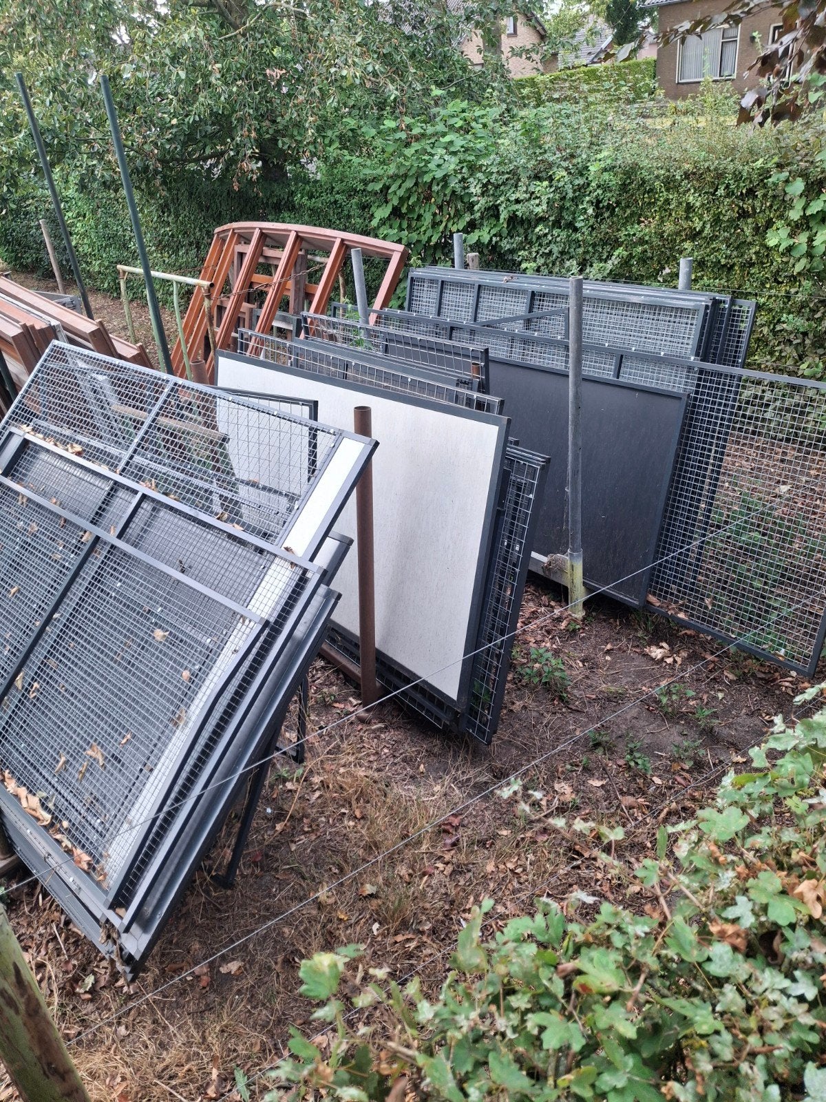 te koop aluminium volière panelen, Ophalen of Verzenden, Zo goed als nieuw, Aluminium, Volière
