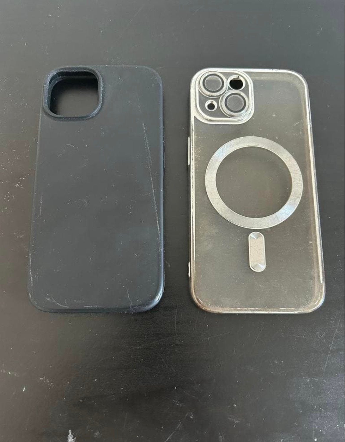 iPhone 14 Hoesjes (2x) – Transparant MagSafe & Zwart, Telecommunicatie, Mobiele telefoons | Hoesjes en Frontjes | Apple iPhone