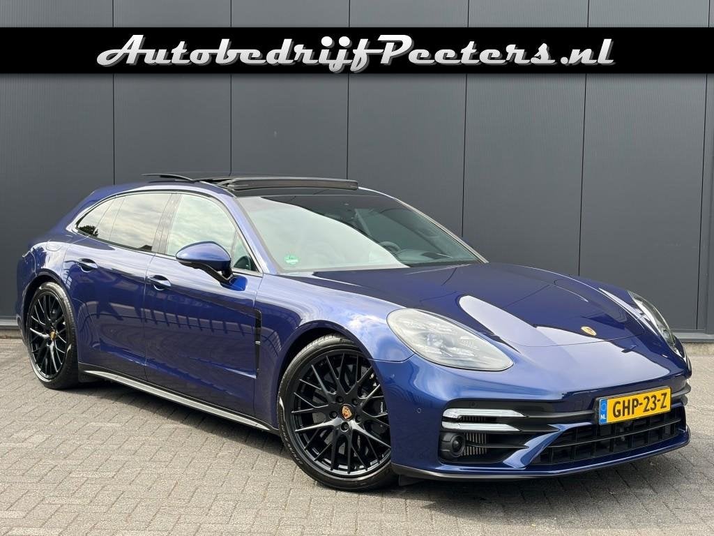Porsche PANAMERA SPORT TURISMO 4.0 Turbo S 700pk Pano Burmes, Auto's, Automaat, 700 pk, Gebruikt, Blauw