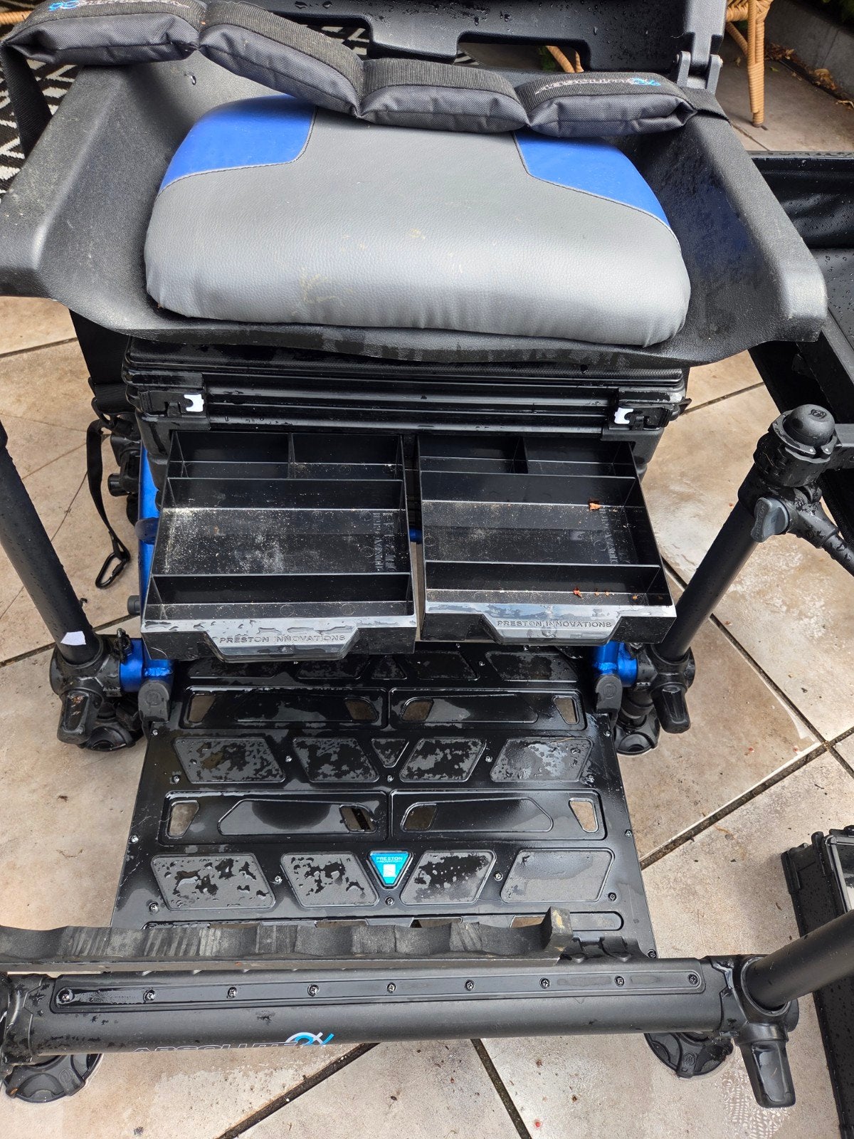 Preston Innovations Absolute 360 zitkist met accessoires, Ophalen, Zo goed als nieuw, Overige typen