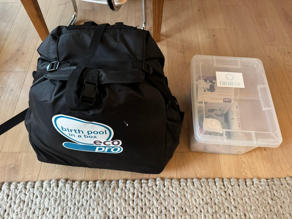 Birthpool in a box regular, Ophalen, Zo goed als nieuw