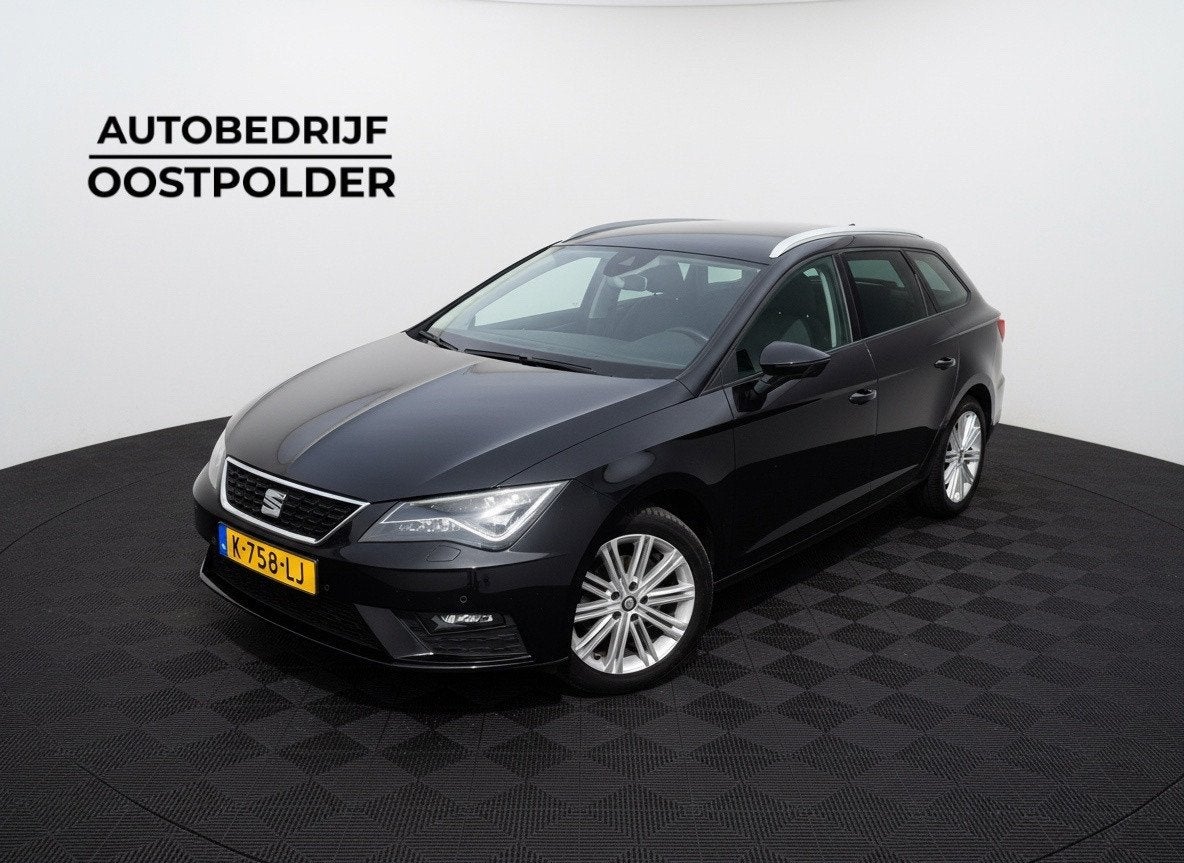 Seat Leon ST 1.0 TSI Style Ultimate Edition, Auto's, Stof, Gebruikt, Leon, Zwart