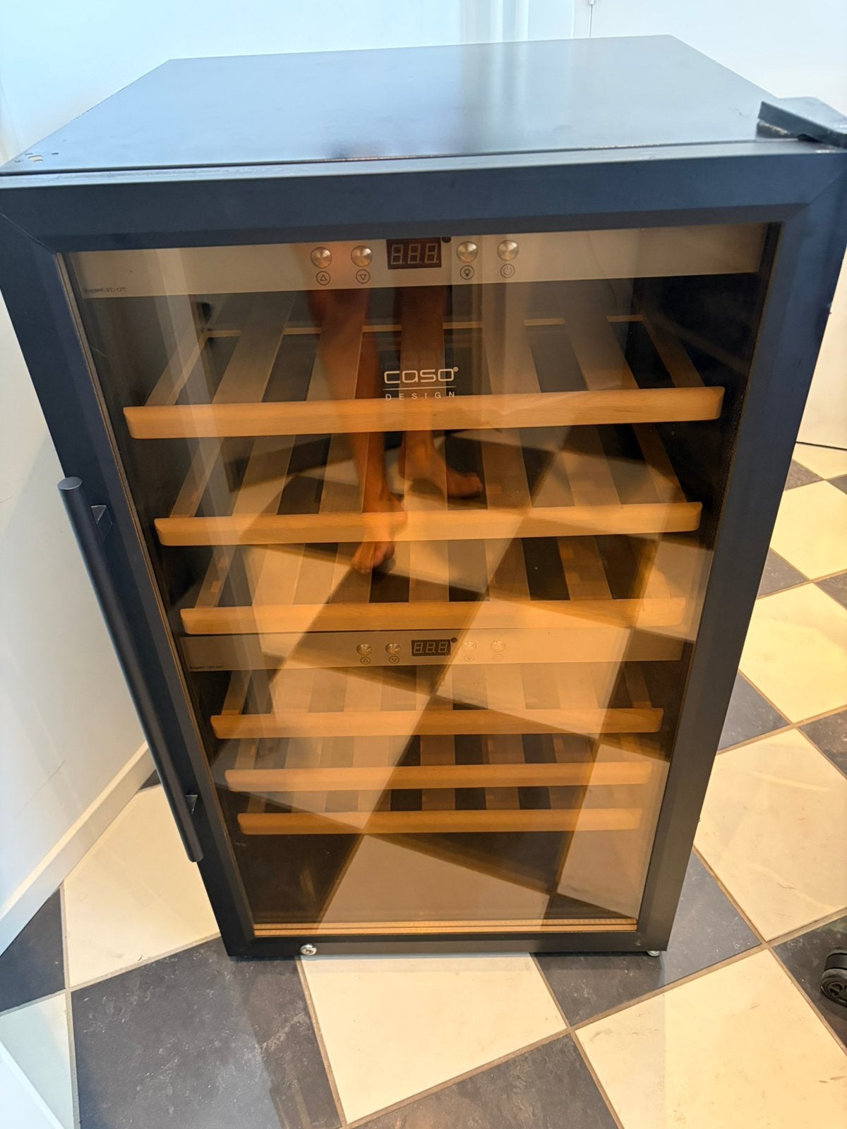 Wijnklimaatkast Caso Design WineMaster 66, Witgoed en Apparatuur, Koelkasten en IJskasten, Ophalen, Zonder vriesvak, 200 liter of meer