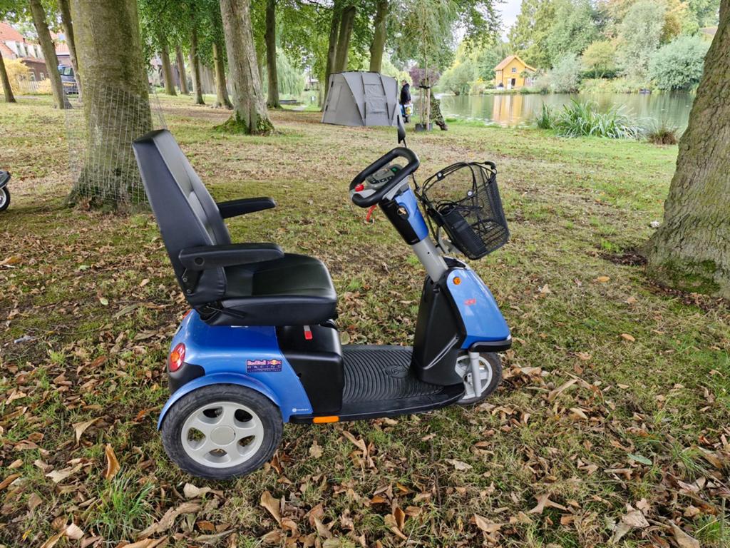 Geveerde trophy scootmobiel, Ophalen