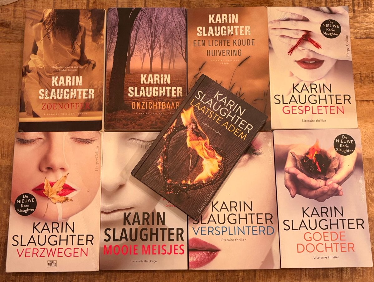 Karin Slaughter boeken 9 stuks, Ophalen of Verzenden, Zo goed als nieuw