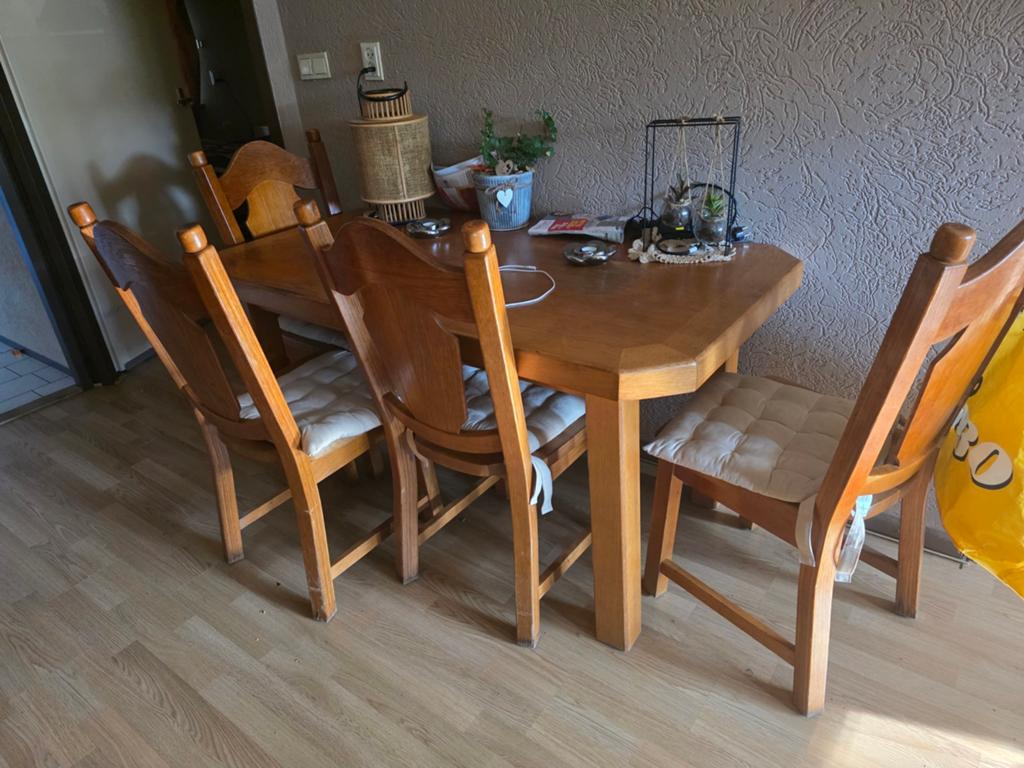 Eethoek, Ophalen of Verzenden, Gebruikt, 4 tot 6 stoelen
