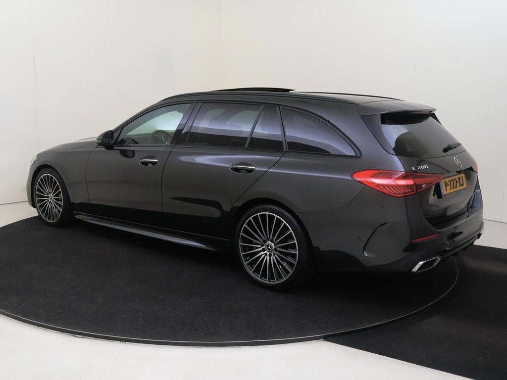 Mercedes-Benz C-klasse Estate 200 Launch Edition AMG Line /, Auto's, Automaat, 4 cilinders, Automatische klimaatregeling, Leder en Stof