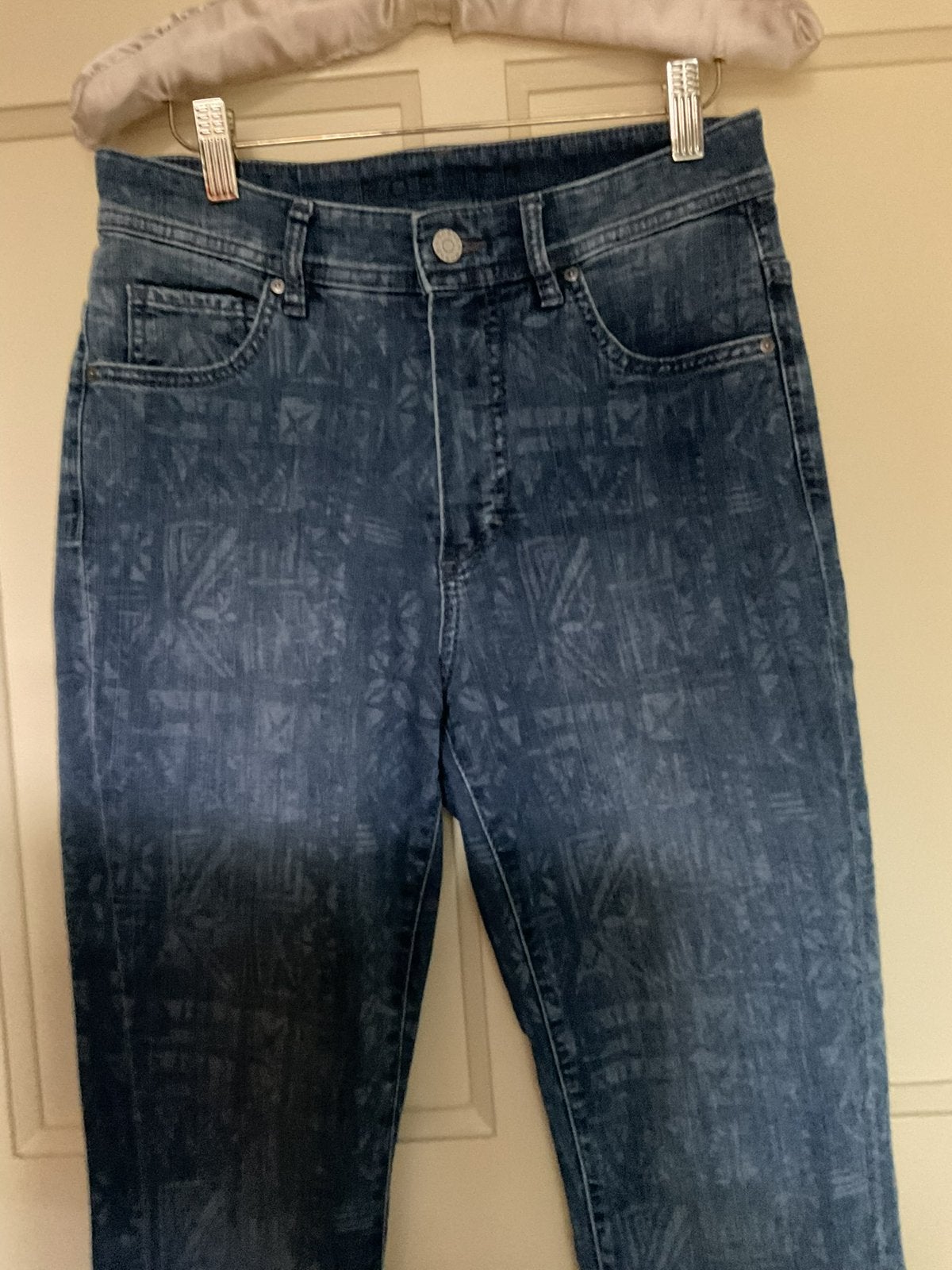 MOOIE ROSNER BROEK IN BLAUWE BLOKDESIGN MT 36, Blauw, Ophalen of Verzenden, Maat 36 (S), Rosner