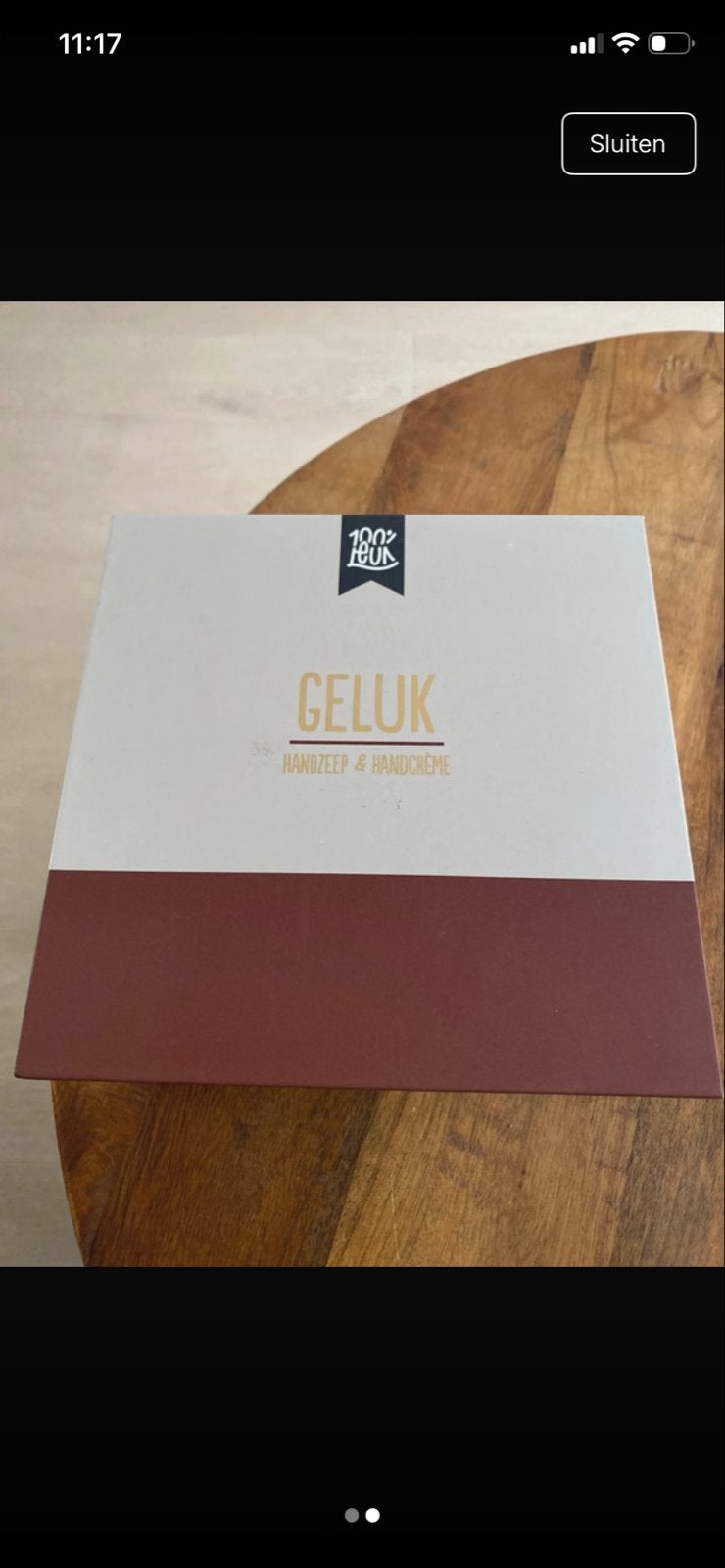 100% Leuk Handzeep & Handcrème Cadeauset, Ophalen of Verzenden, Zo goed als nieuw, Overige typen