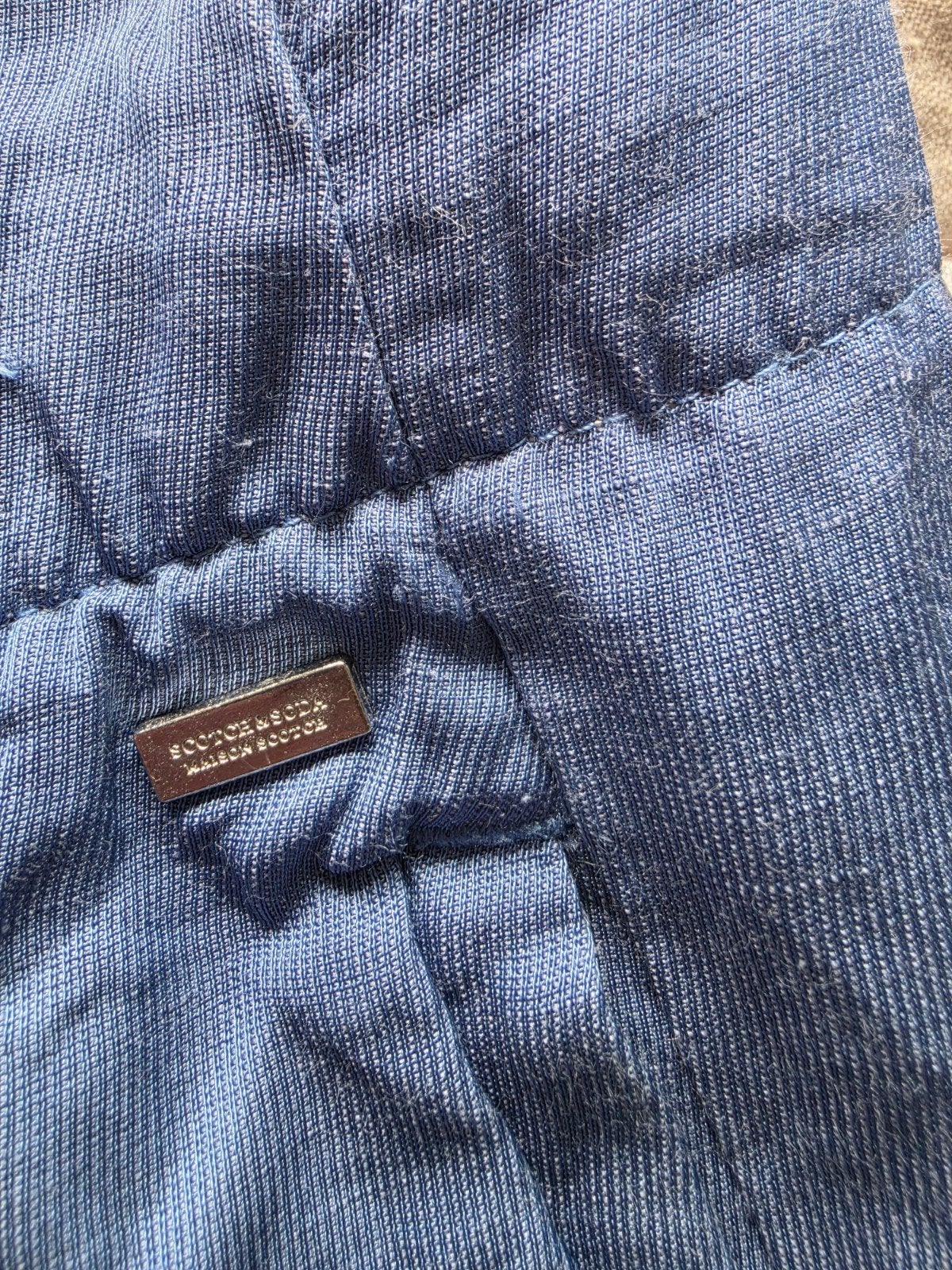Scotch&Scoda Chino, Blauw, Ophalen of Verzenden, Zo goed als nieuw, Maat 34 (XS) of kleiner