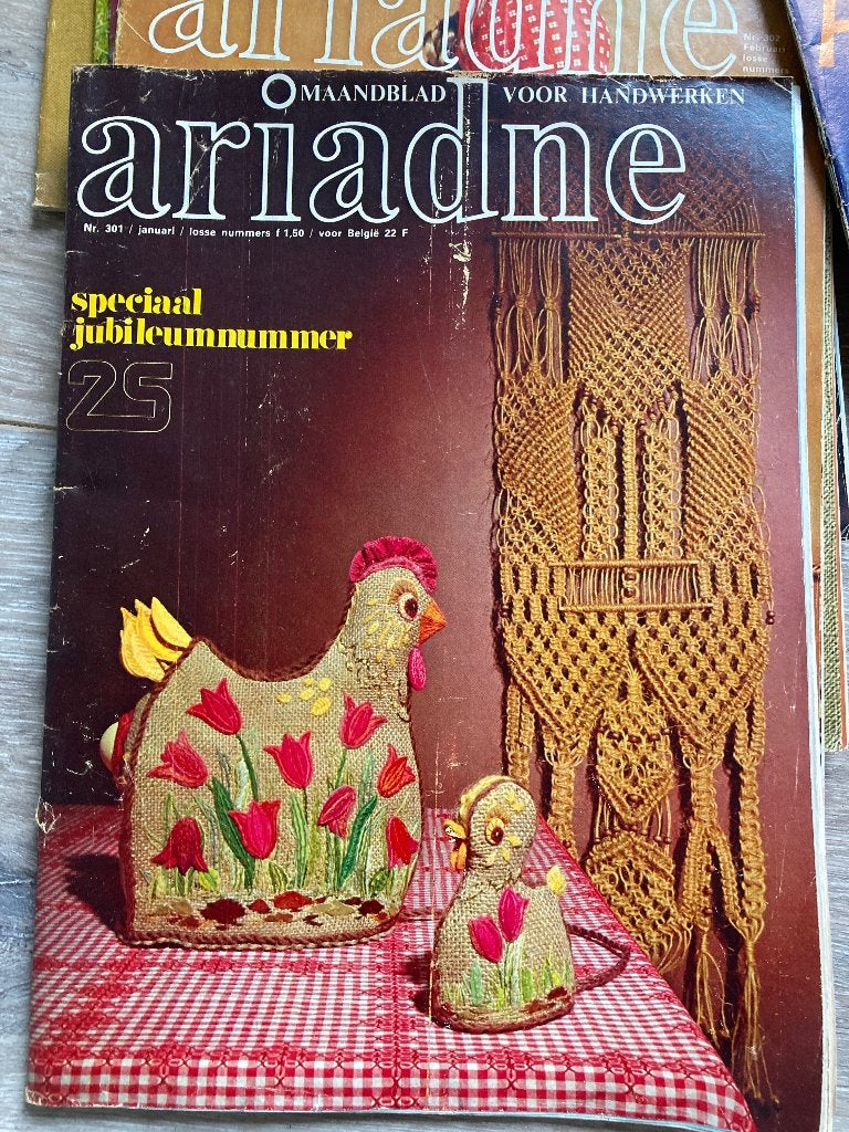 Ariadne’s jaren ‘70 seventies set van 28 stuks, Ophalen of Verzenden, Gebruikt, Patroon, Ariadne