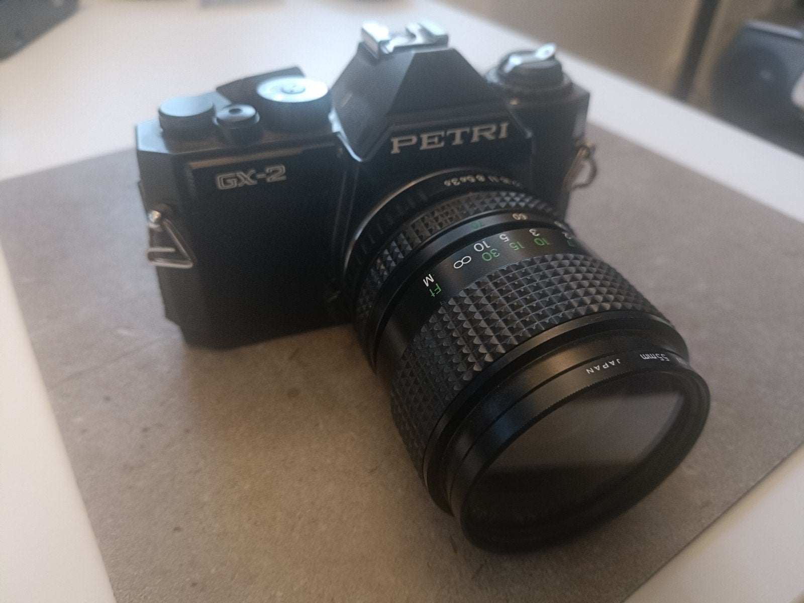 Petri GX2 met Petri 35-70, Ophalen of Verzenden, Gebruikt, Spiegelreflex, Overige Merken