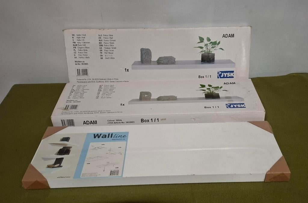 3 zwevende planken / wandplanken NIEUW, Ophalen, Nieuw