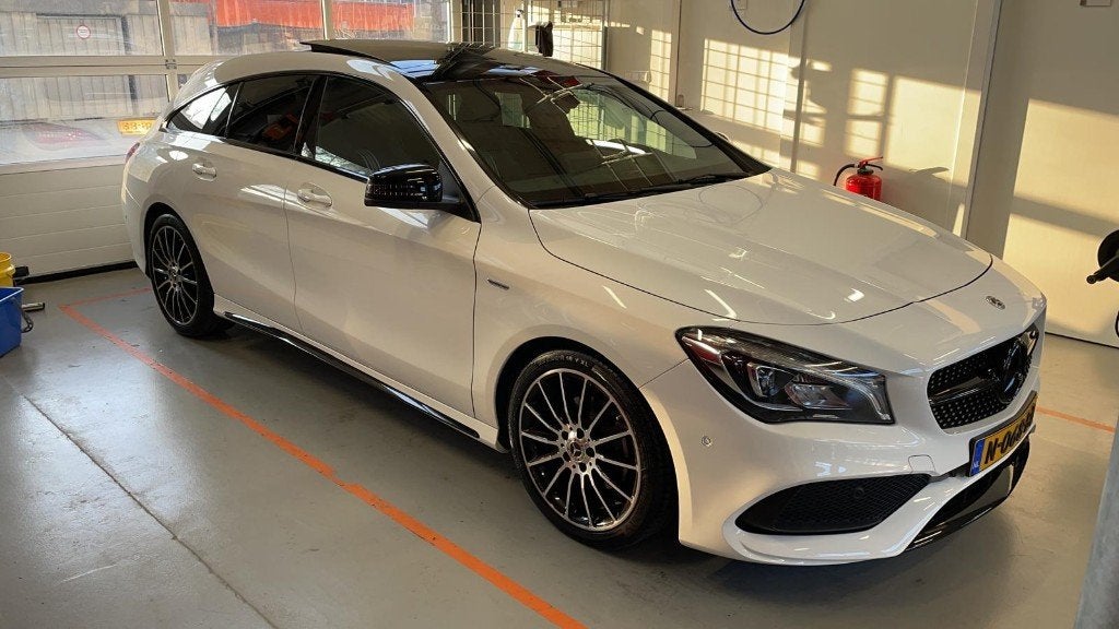 Mercedes-Benz CLA 180 163pk 7G-DCT 2018 Wit, CLA, 730 kg, Zwart, 4 cilinders