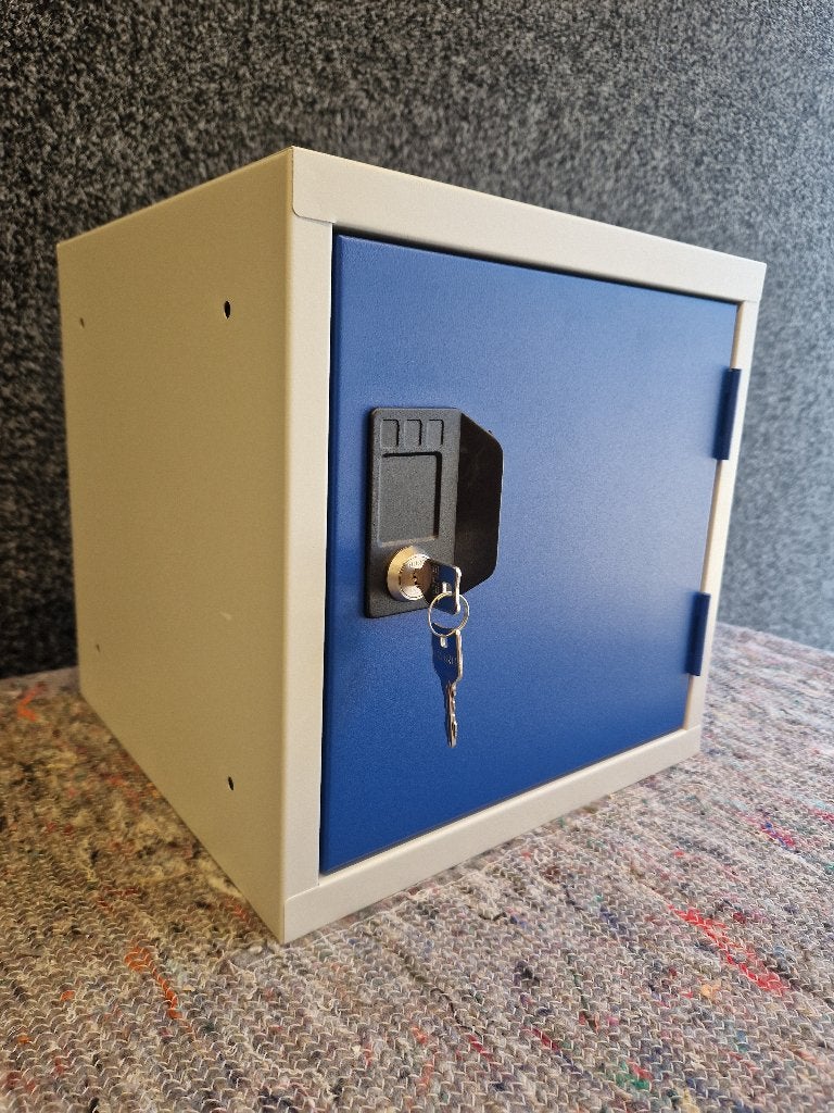 Locker Kubus Cube OKK30 Grijs Blauw (nieuw), Blauw, Nieuw, Ophalen of Verzenden, Metaal