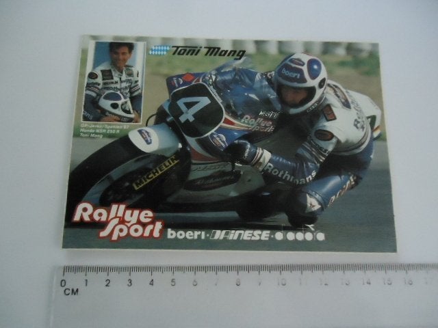 sticker oud Honda Rothmans motorrace Mang motorsport, Verzenden, Zo goed als nieuw, Bedrijf of Vereniging