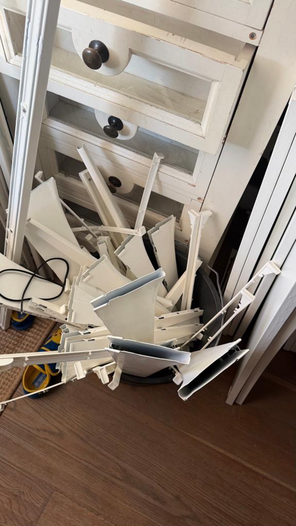 Grote partij IKEA Algot onderdelen - Weg is weg!, Ophalen, Gebruikt