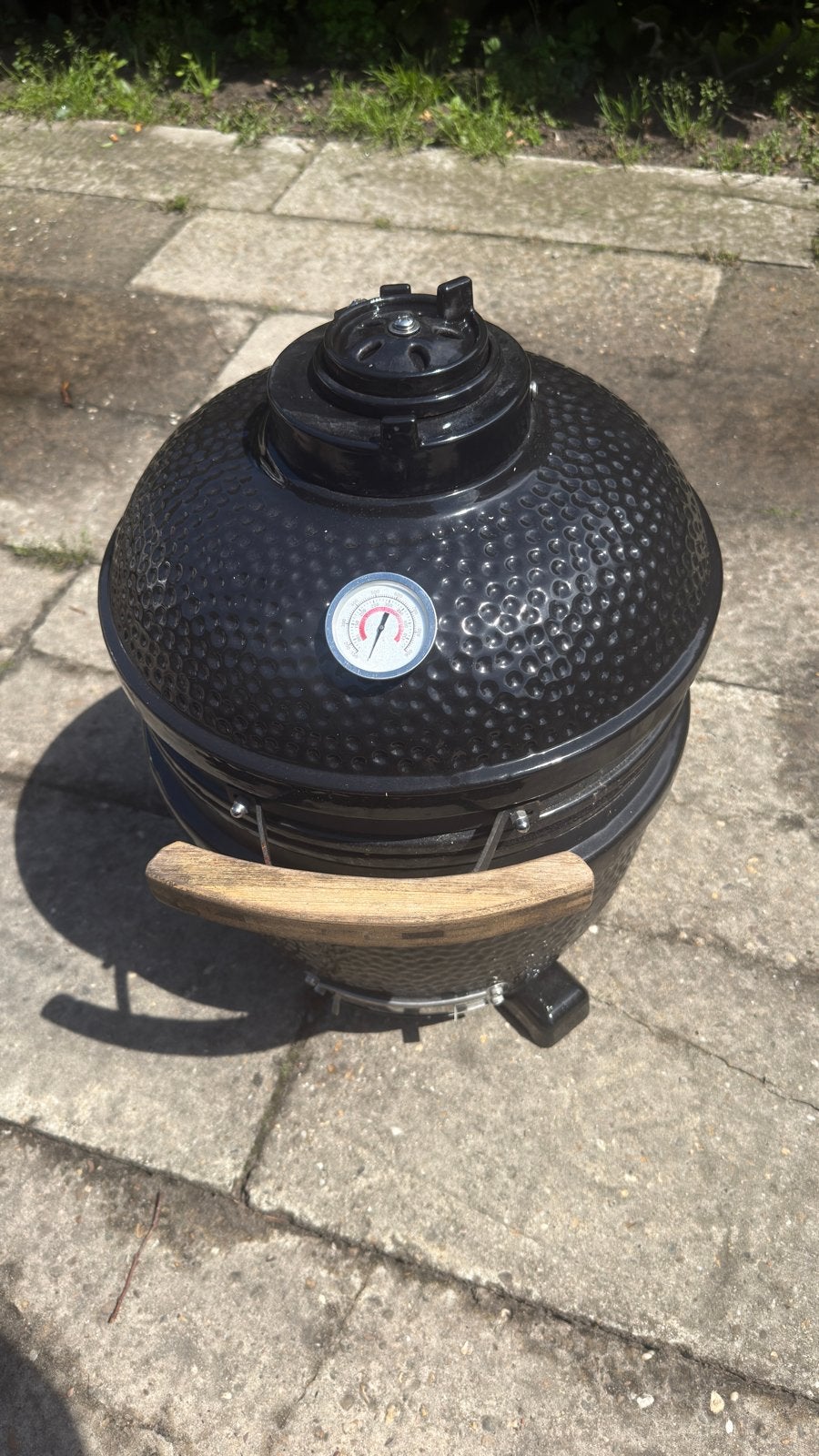 Kamado BBQ met gescheurde binnenpot, Tuin en Terras, Barbecue-accessoires, Gebruikt, Ophalen