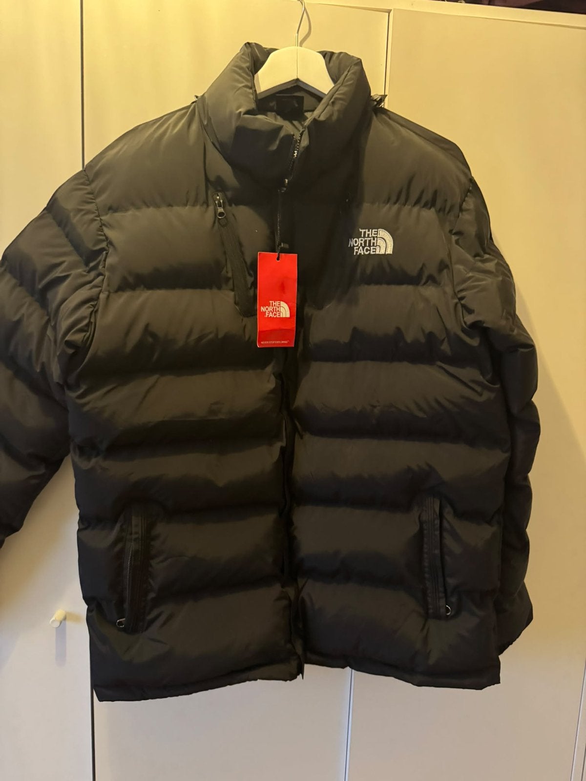 The North Face Nuptse Puffer Jacket Zwart - Nieuw met labels, Ophalen of Verzenden, Nieuw, Maat 52/54 (L), Zwart