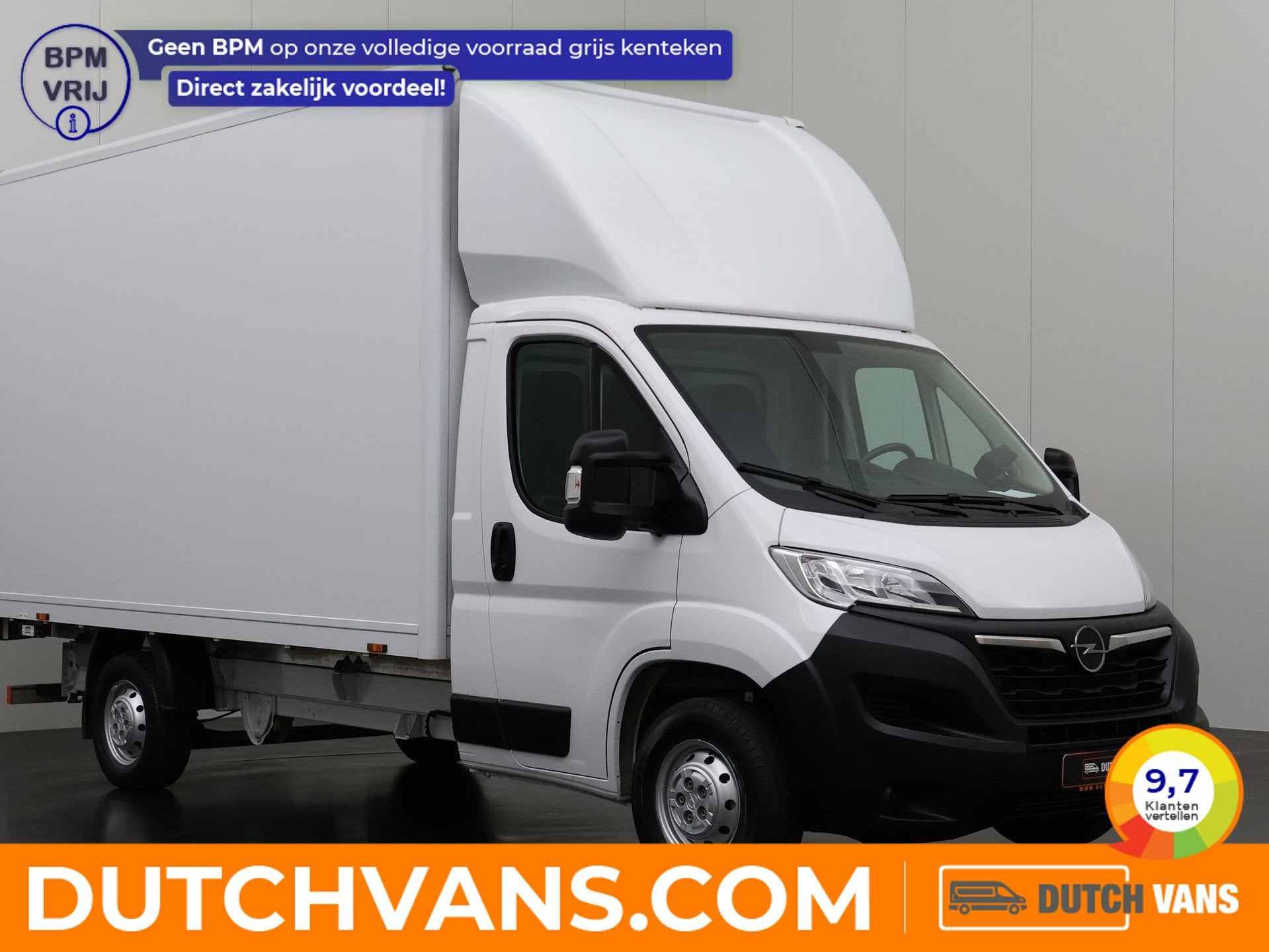 Opel Movano 140PK Bakwagen | Laadlift | Dakspoiler | Camera, Auto's, Bestelauto's, Voorwielaandrijving, Stof, Gebruikt, 2500 kg