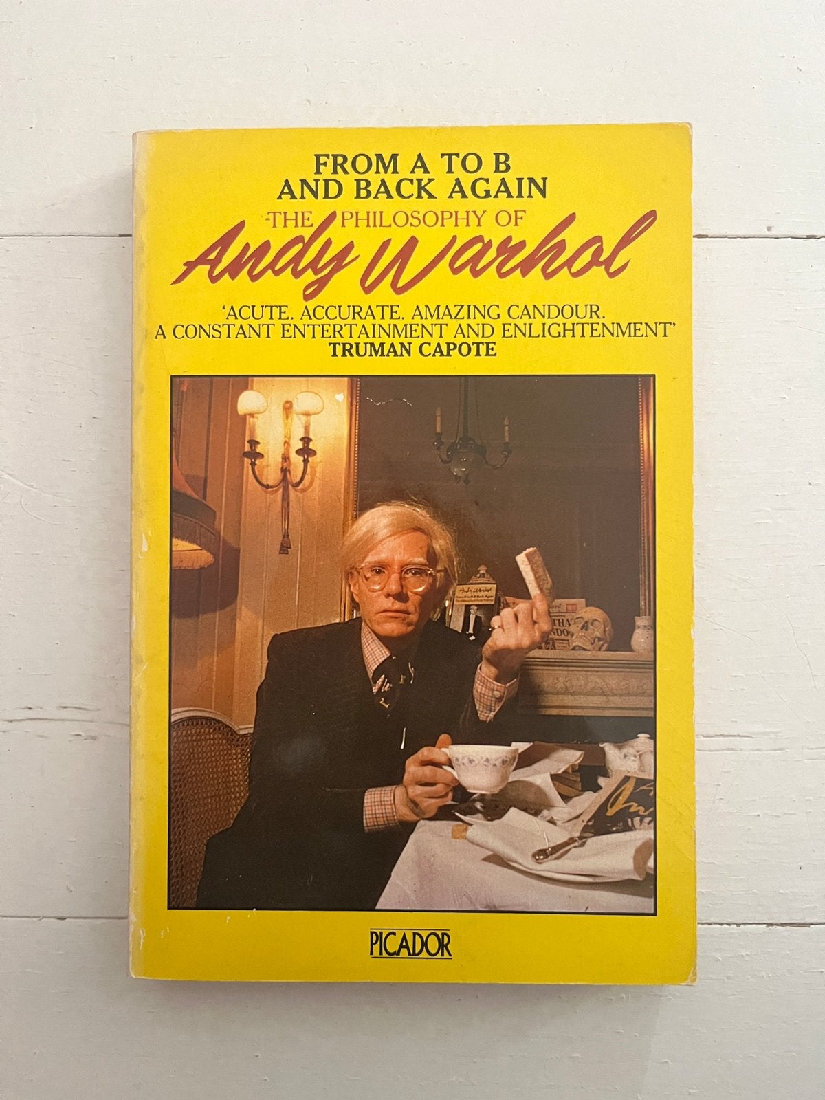 Andy Warhol From A to B and Back Again, Ophalen of Verzenden, Zo goed als nieuw