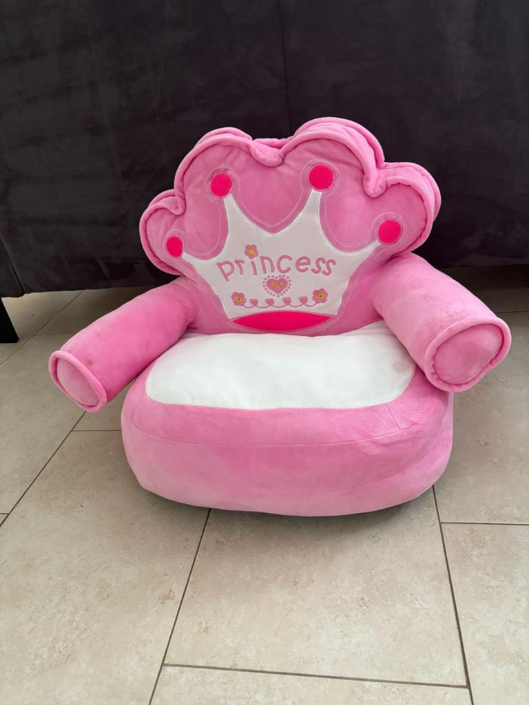Kinder stoel fauteuil princess zgan, Kinderen en Baby's, Ophalen, Zo goed als nieuw, Stoel(en)