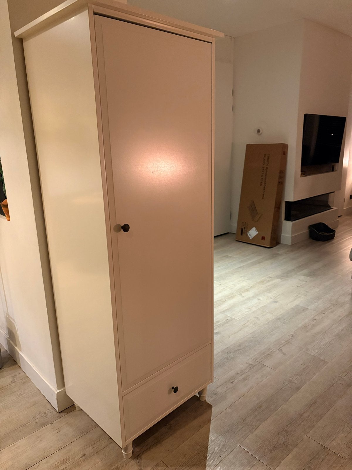 Ikea hemnes kledingkast hang/leg, Ophalen, Gebruikt, 50 tot 100 cm, Met lade(s)
