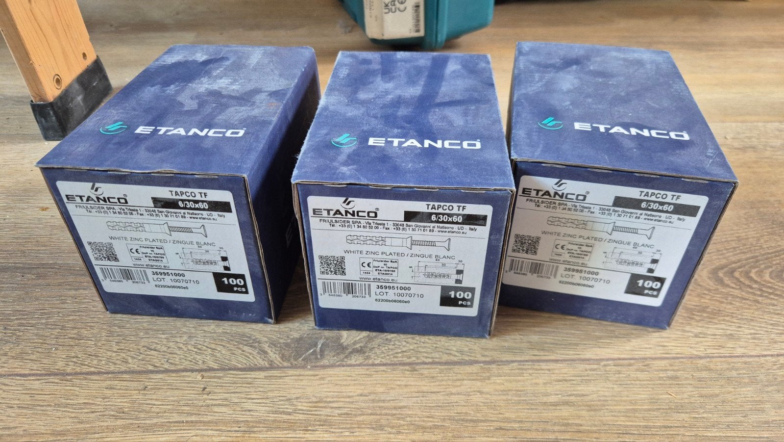 Slagpluggen TAPCO TF 6/50X80, Doe-het-zelf en Verbouw, Ophalen, Nieuw, 50 tot 100 mm, Bouten of Moeren