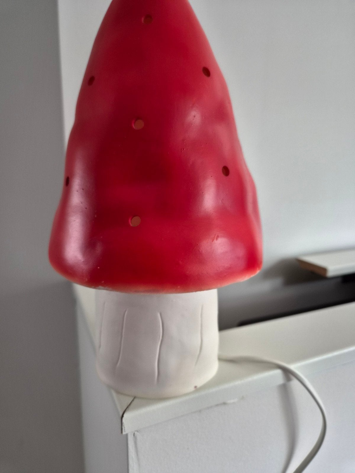 Heico punt paddestoel lamp, Ophalen of Verzenden, Kunststof, Kinderlamp