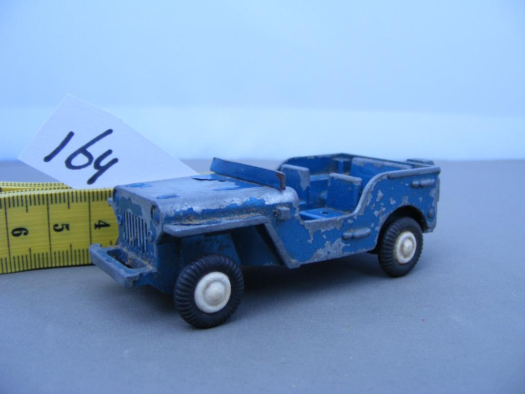 Willys jeep gama 904-56 1/43 (164) incompleet, Hobby en Vrije tijd, Ophalen of Verzenden, Gebruikt, Auto, Gama