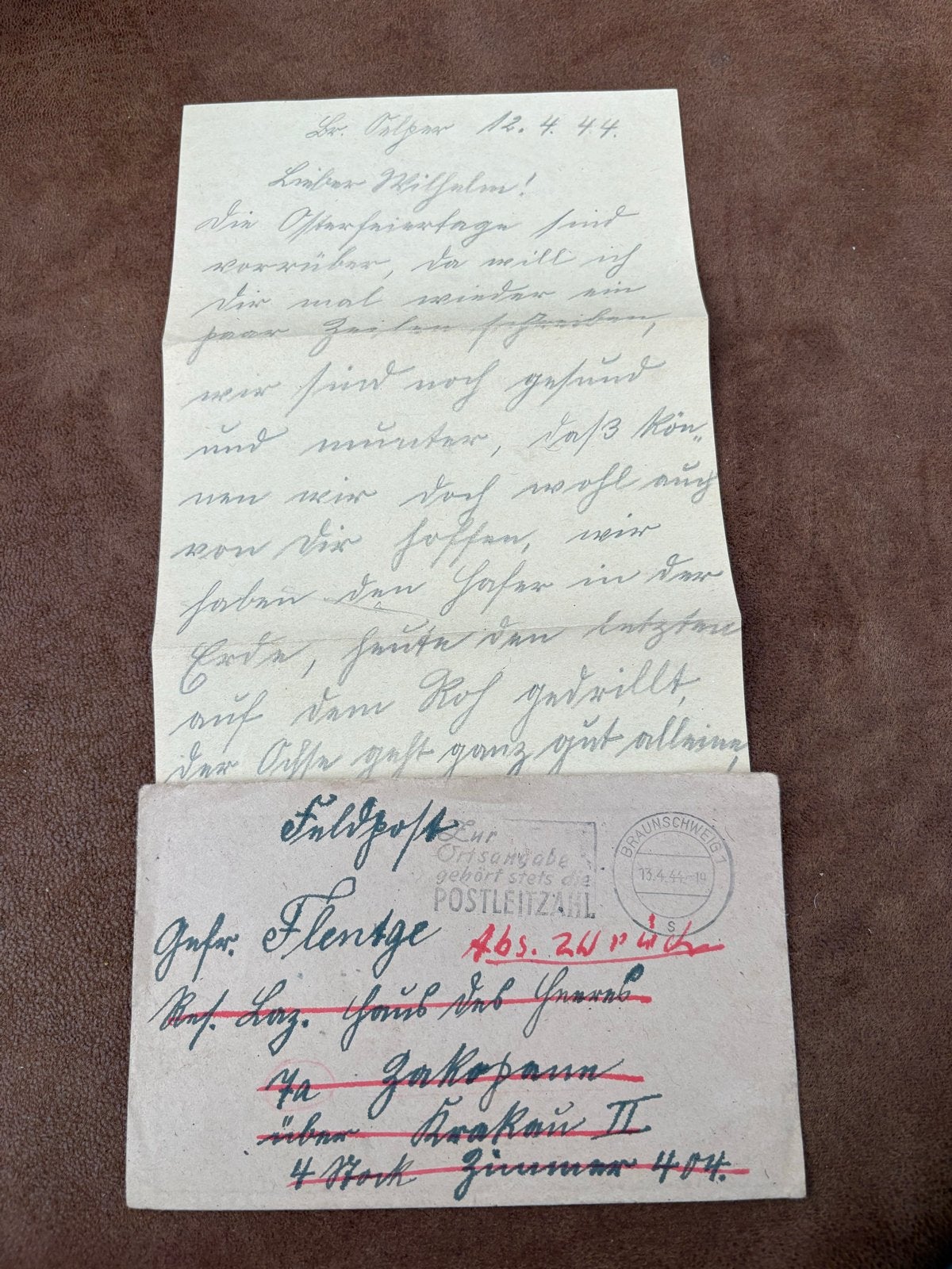 Oude Feldpostbrieven en Briefkaarten uit WOII, Ophalen of Verzenden, Overige soorten, Nederland, Foto of Poster