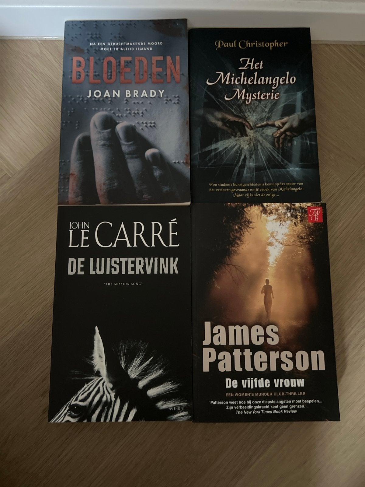 Thriller Boekenpakket: 4 Spannende Romans, Ophalen of Verzenden, Gelezen