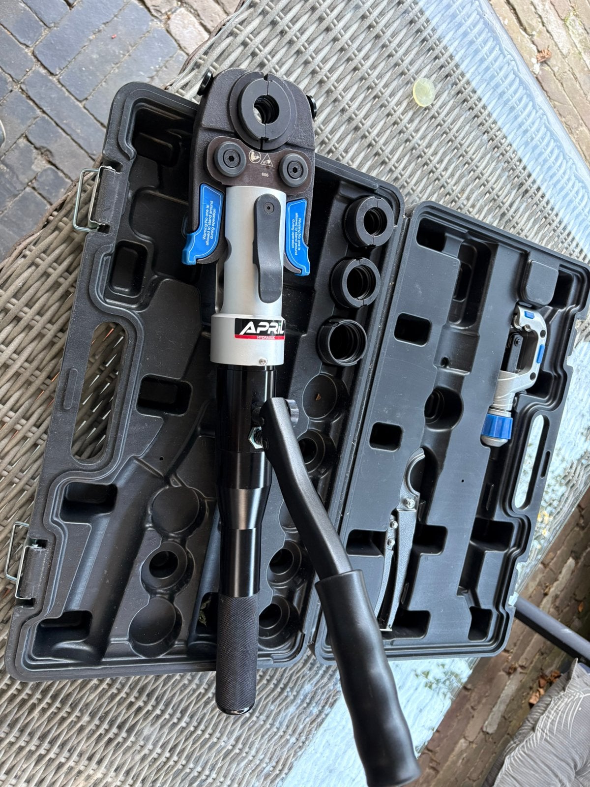 Handperstang hydraulisch, Ophalen, Pvc, Zo goed als nieuw, Minder dan 2 meter