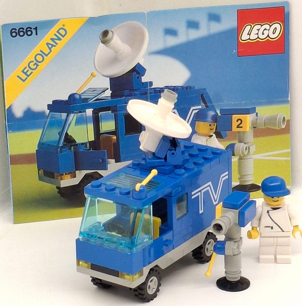 LEGO Legoland Mobile TV Studio 6661, Gebruikt, Lego, Ophalen of Verzenden, Compleet