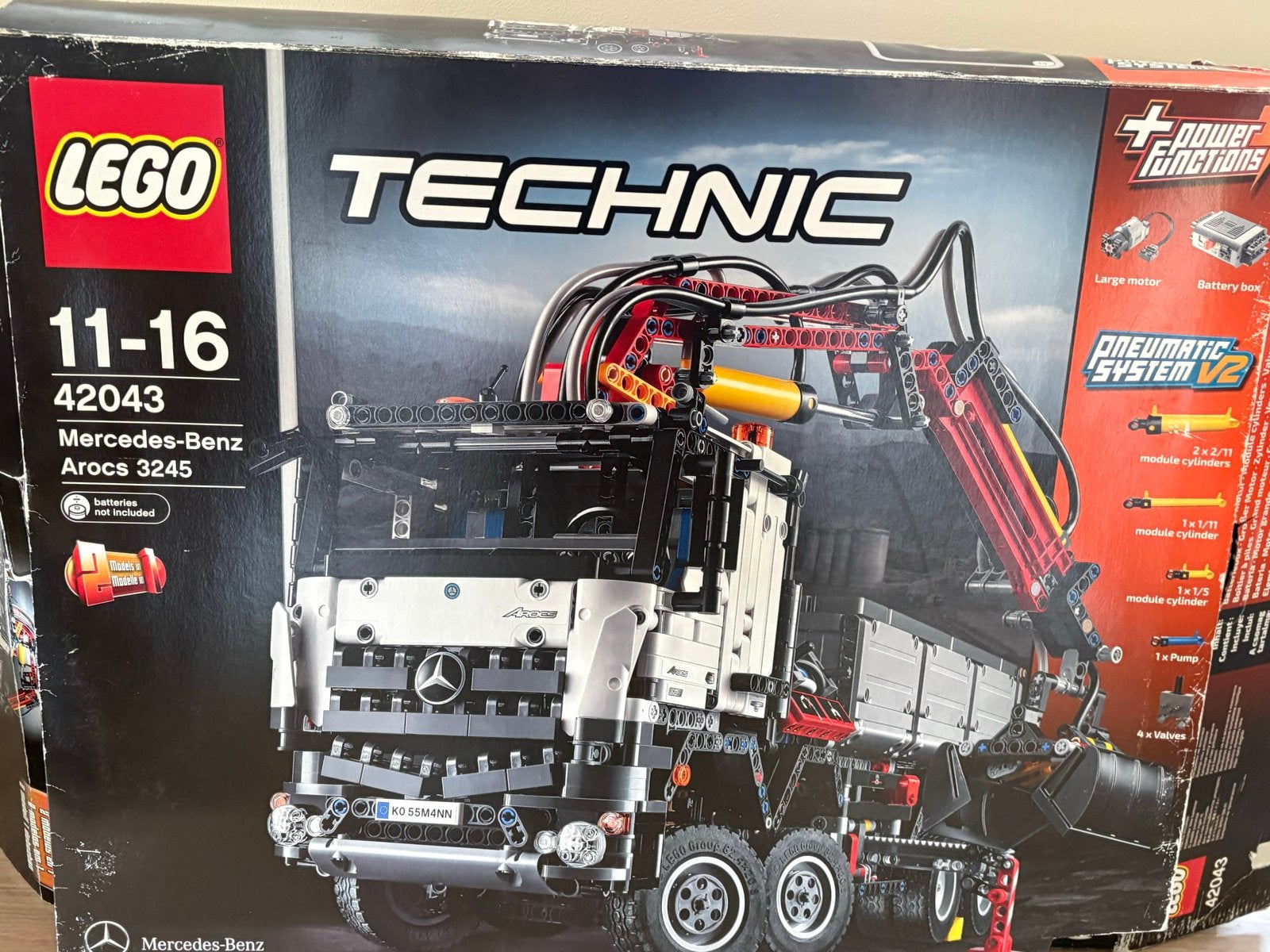 Lego Technic 42043 Mercedes-Benz Arocs 3245, Ophalen of Verzenden, Zo goed als nieuw, Overige merken