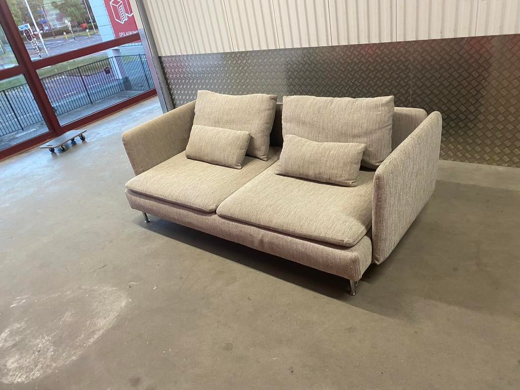 IKEA SÖDERHAMN BANK -gratis levering-, Huis en Inrichting, Banken | Bankstellen, Ophalen of Verzenden, Zo goed als nieuw, Driepersoons