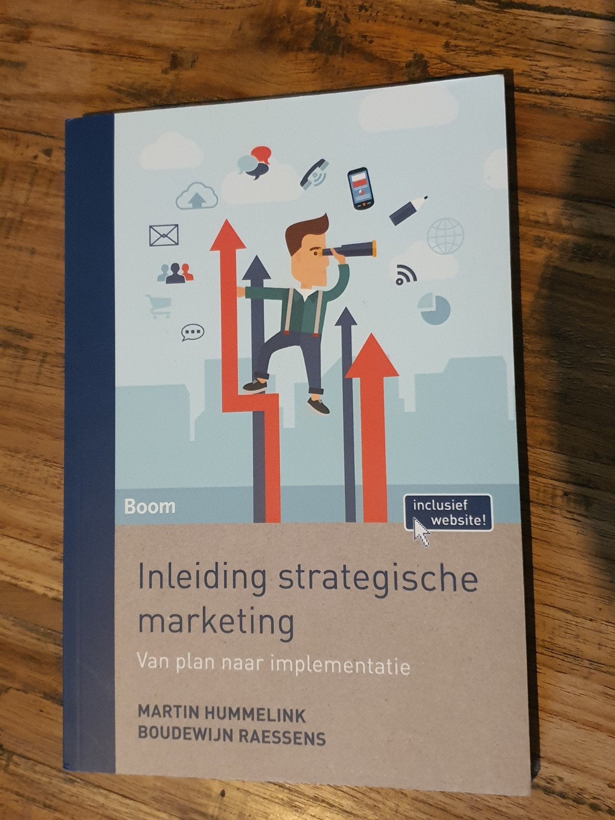 Inleiding Strategische Marketing - Martin Hummelink, Ophalen of Verzenden, Zo goed als nieuw, Economie en Marketing, Martin Hummelink, Boudewijn Raessens